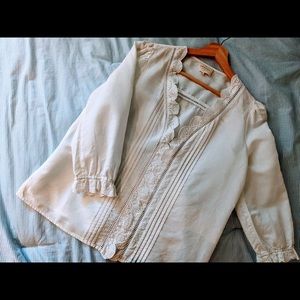 Sézane Écru Blouse